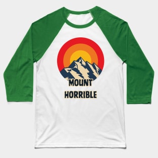 Mount Horrible Baseball T-Shirt